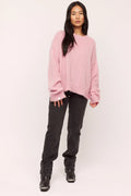 Florie Brushed Sweater - Washed Pink