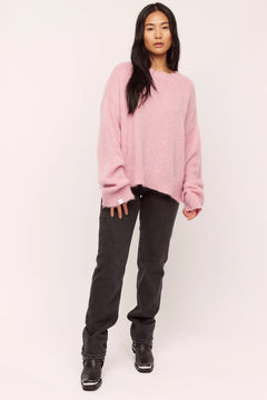 Florie Brushed Sweater - Washed Pink