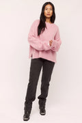 Florie Brushed Sweater - Washed Pink