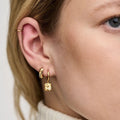 Molten & Sw Earrings - Gold