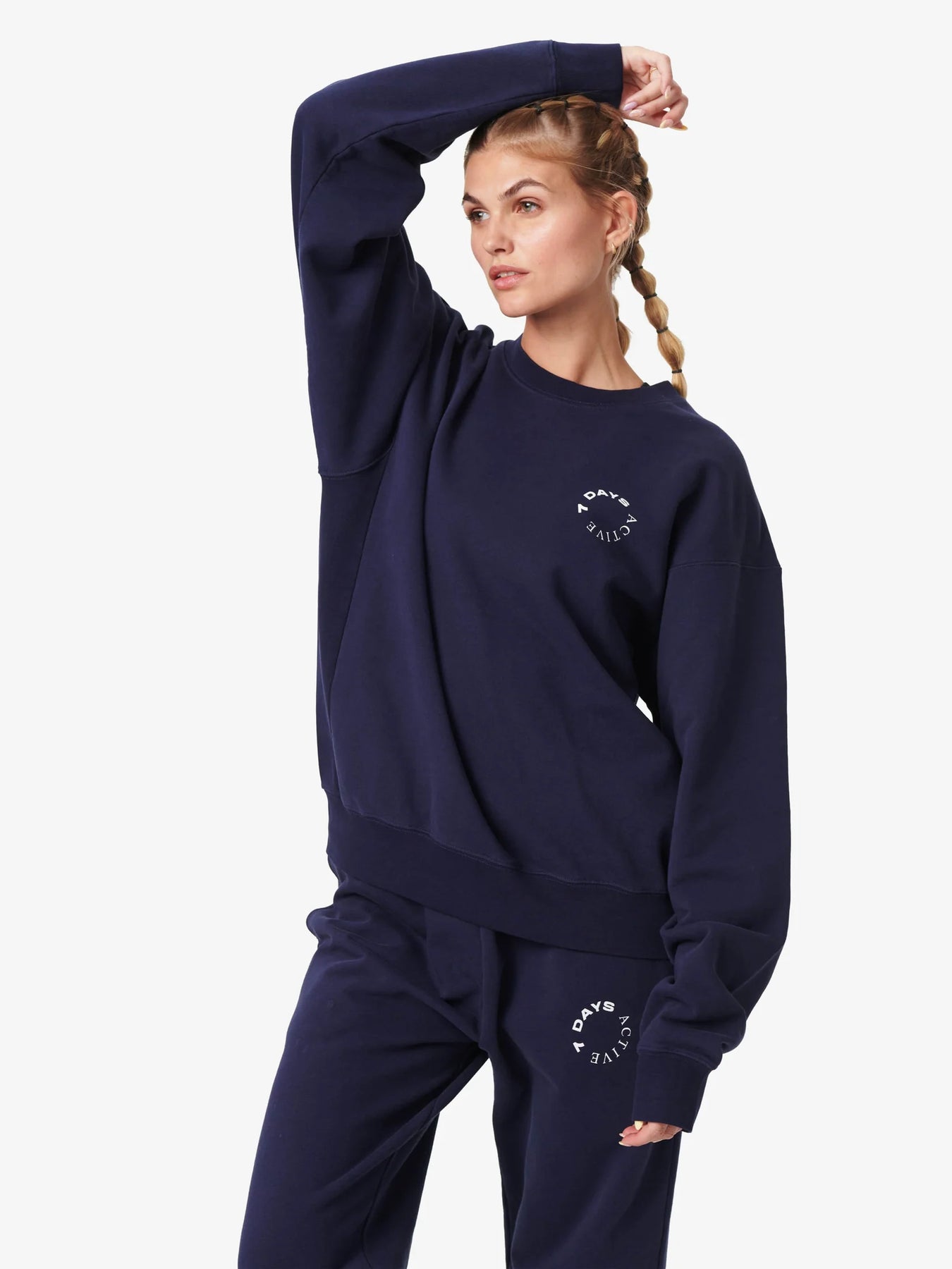 Organic Crew Neck - Navy