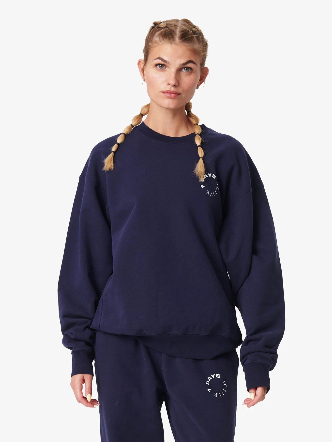 Organic Crew Neck - Navy
