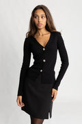 Norhild Knit Cardigan - Black