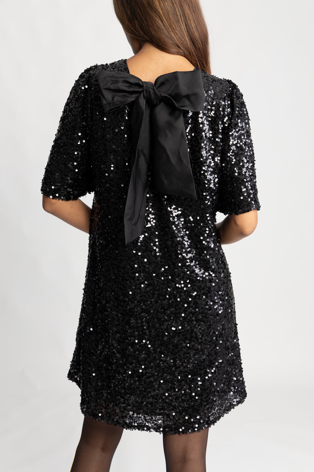 Julfrid Glitter Dress - Svart