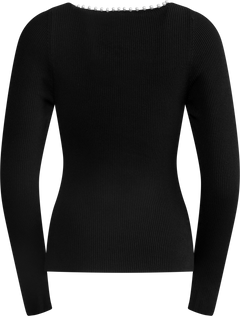 Nor Knit Pearl Top - Black