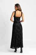 Villgun Velvet Dress - Black