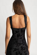 Villgun Velvet Dress - Black