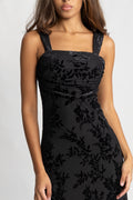 Villgun Velvet Dress - Black