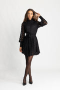 Saga Lace Dress - Black