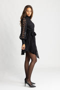 Saga Lace Dress - Black