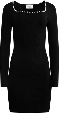Nor Knit Pearl Dress - Black