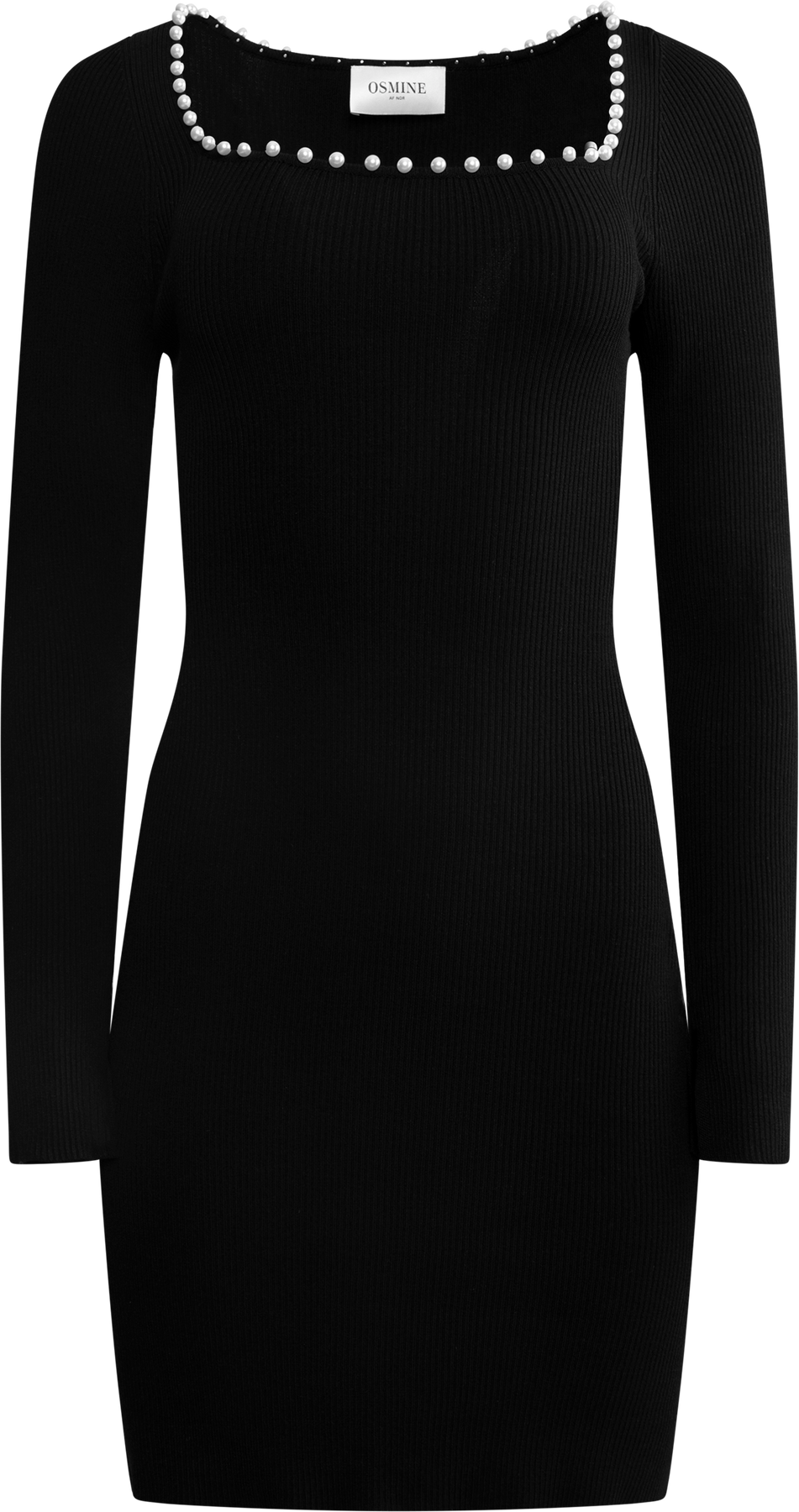 Nor Knit Pearl Dress - Svart