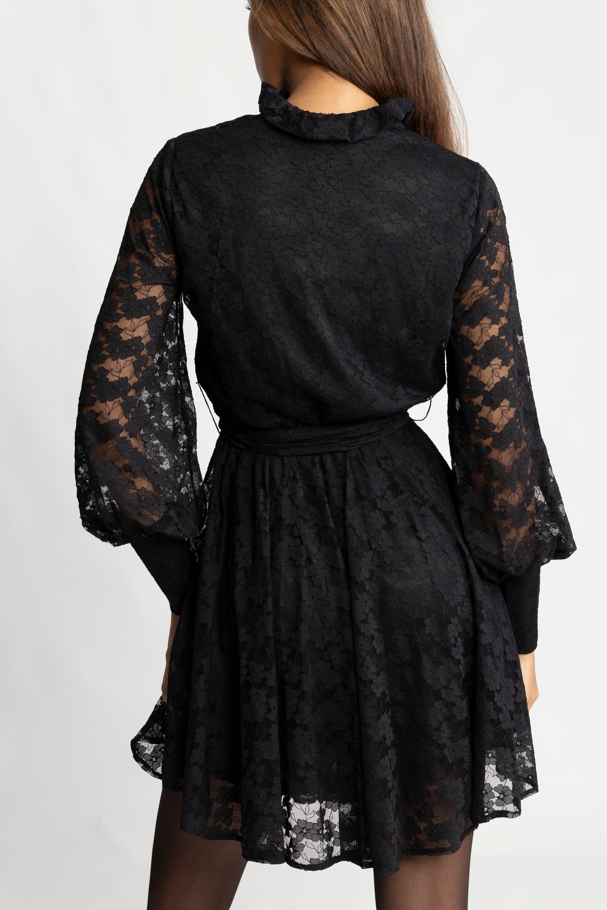 Saga Lace Dress - Black