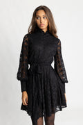 Saga Lace Dress - Black