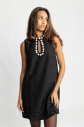 Bolette Boucle Sequins Dress - Svart