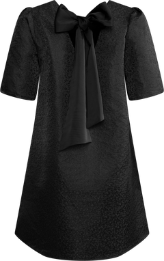 Bertine Bow Dress - Black