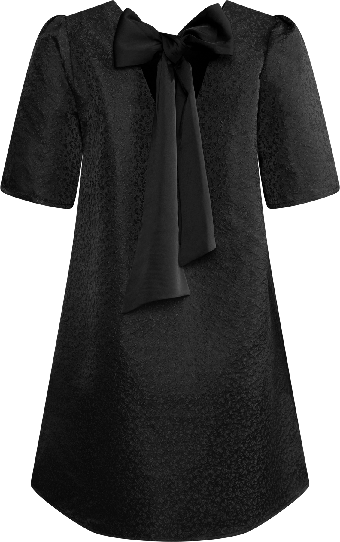 Bertine Bow Dress - Black