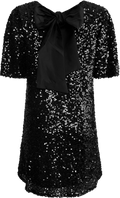Julfrid Glitter Dress - Svart