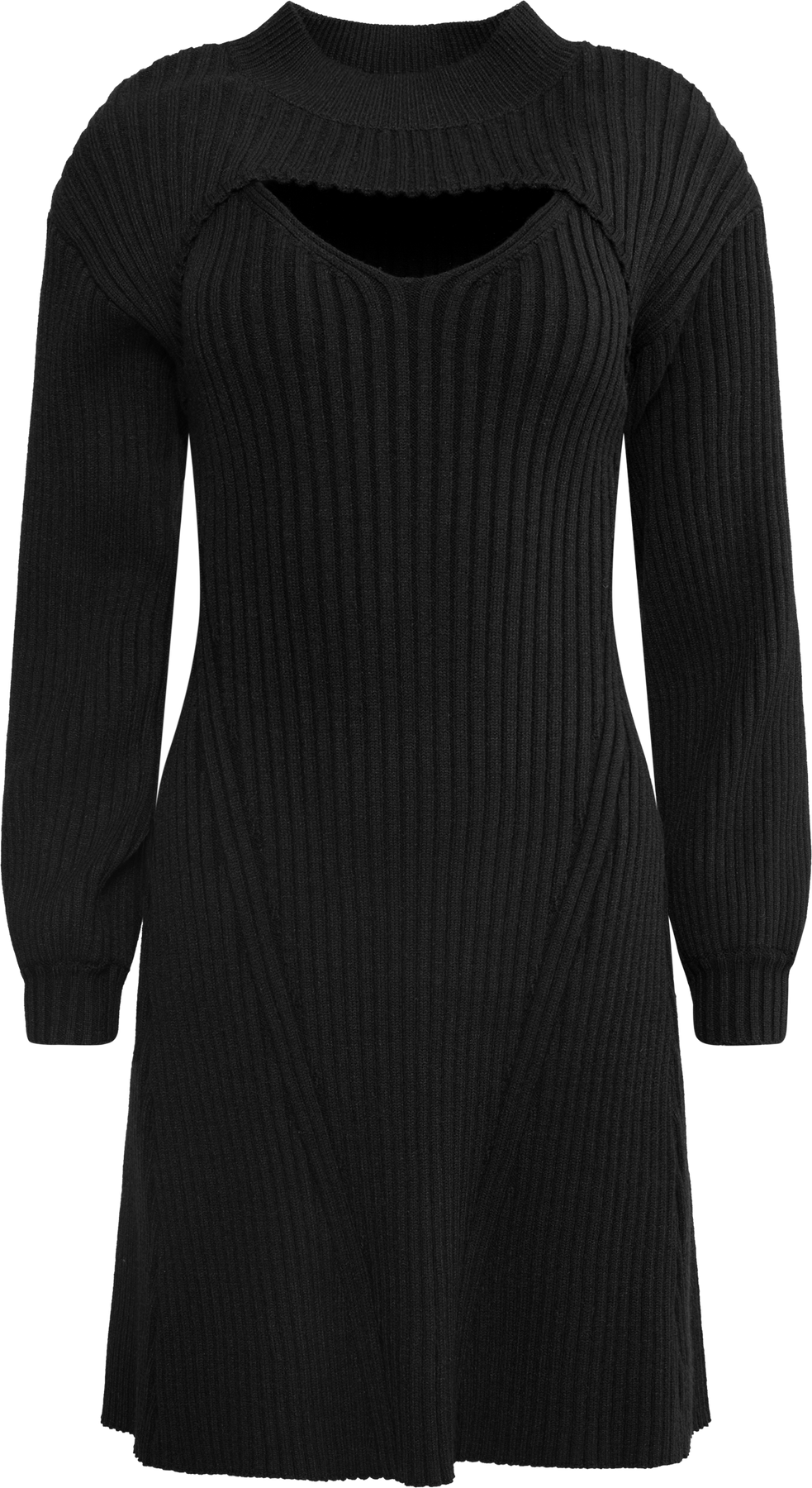 Norfrid Knit Dress - Black