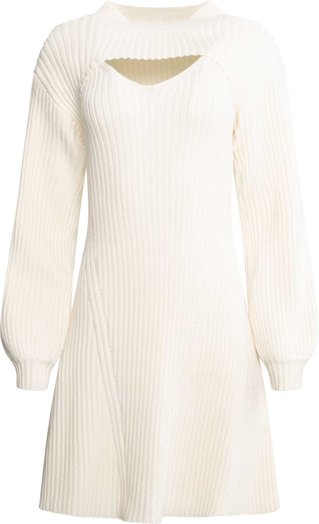 Norfrid Knit Dress - Creme
