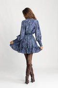 Gertrude Patch Dress - Navy