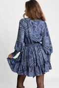 Gertrude Patch Dress - Navy