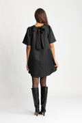 Bertine Bow Dress - Black