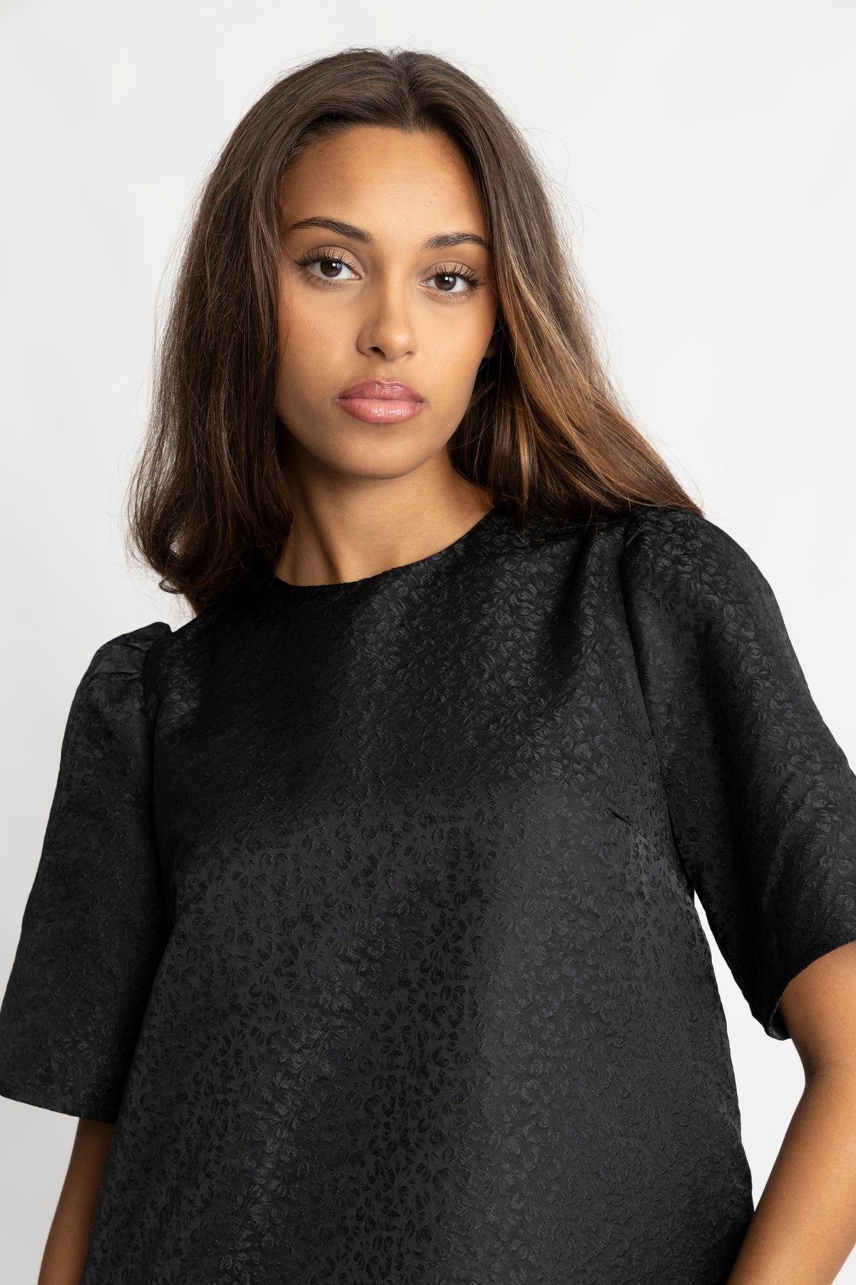 Bertine Bow Dress - Black