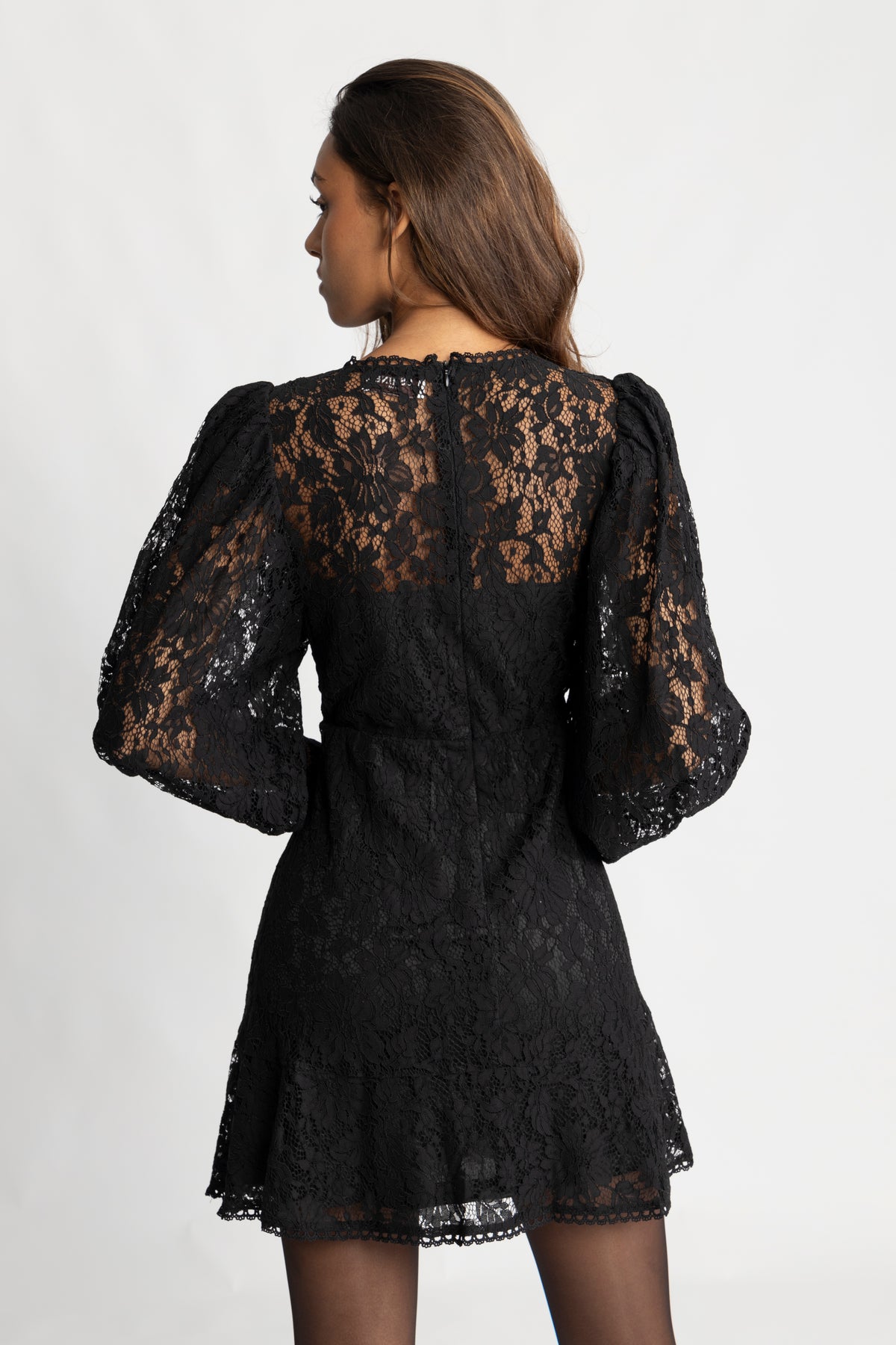 Lone Lace Dress - Black