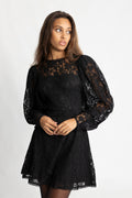 Lone Lace Dress - Black