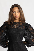 Lone Lace Dress - Black