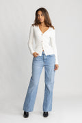 Norhild Knit Cardigan - Creme