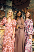 Edda Print Dress - Rose