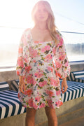 Eva Linen Klänning - Pink Peony