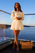 Alfa Voile Dress - White