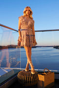 Fryd Voile Dress - Pink Fleur