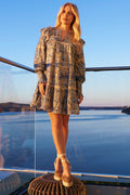 Ellie S Voile Dress - Blue Fleur