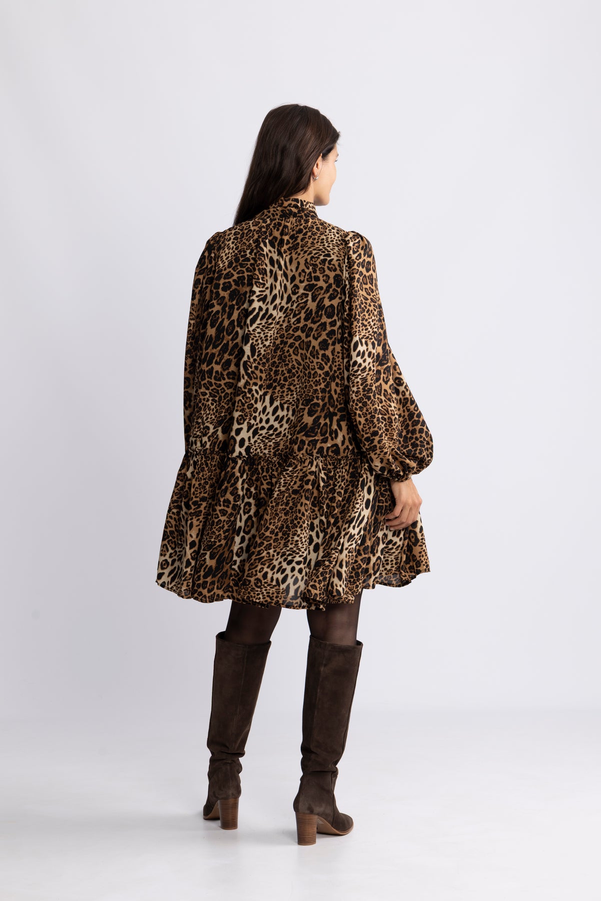 Jofrid Bow Miniklänning - Leopard