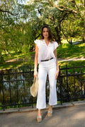 Vår Voile Top - White