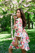 Eva Linen Klänning - Pink Peony