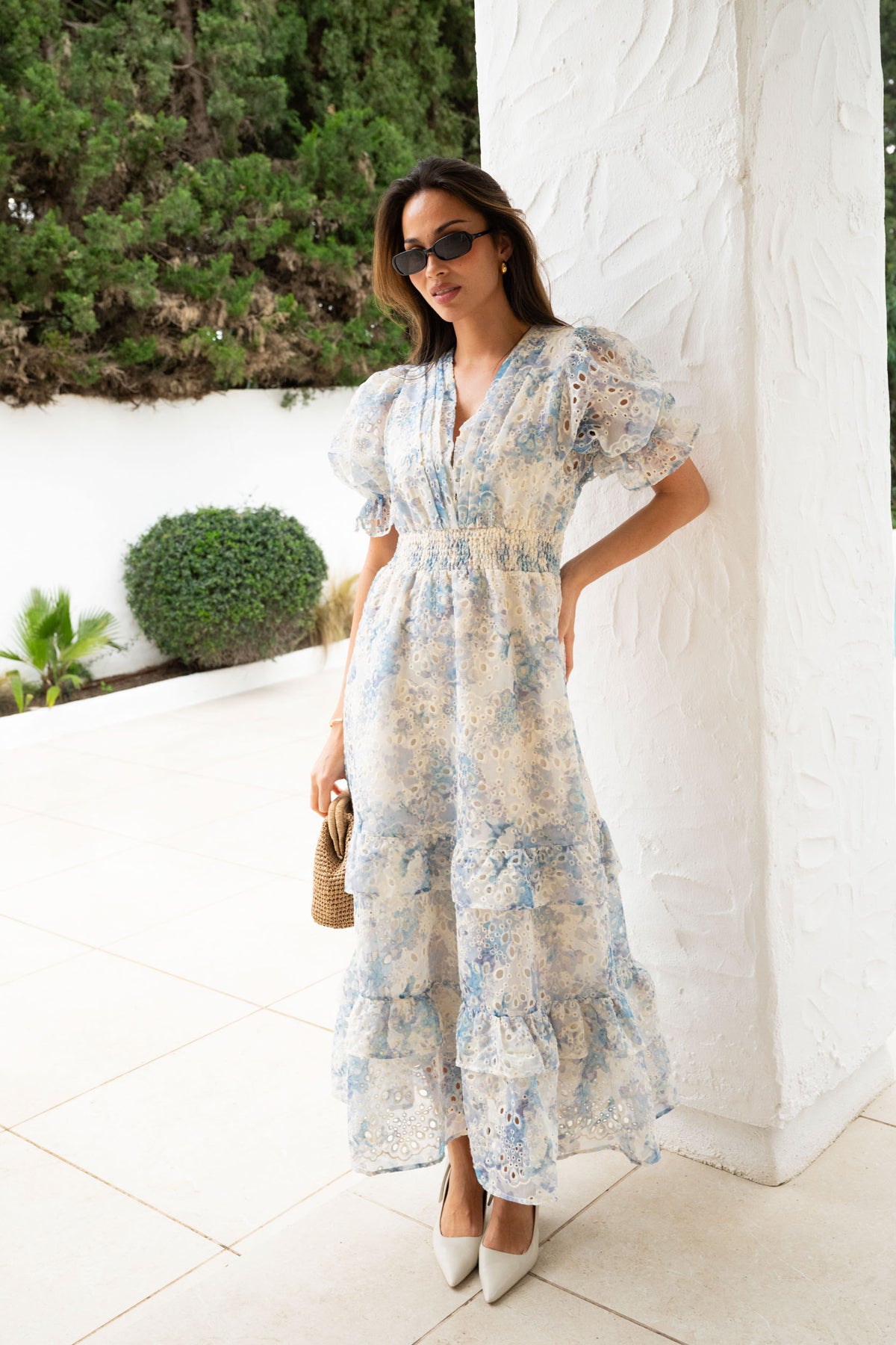 Nanni Maxi Dress - Ljusblå