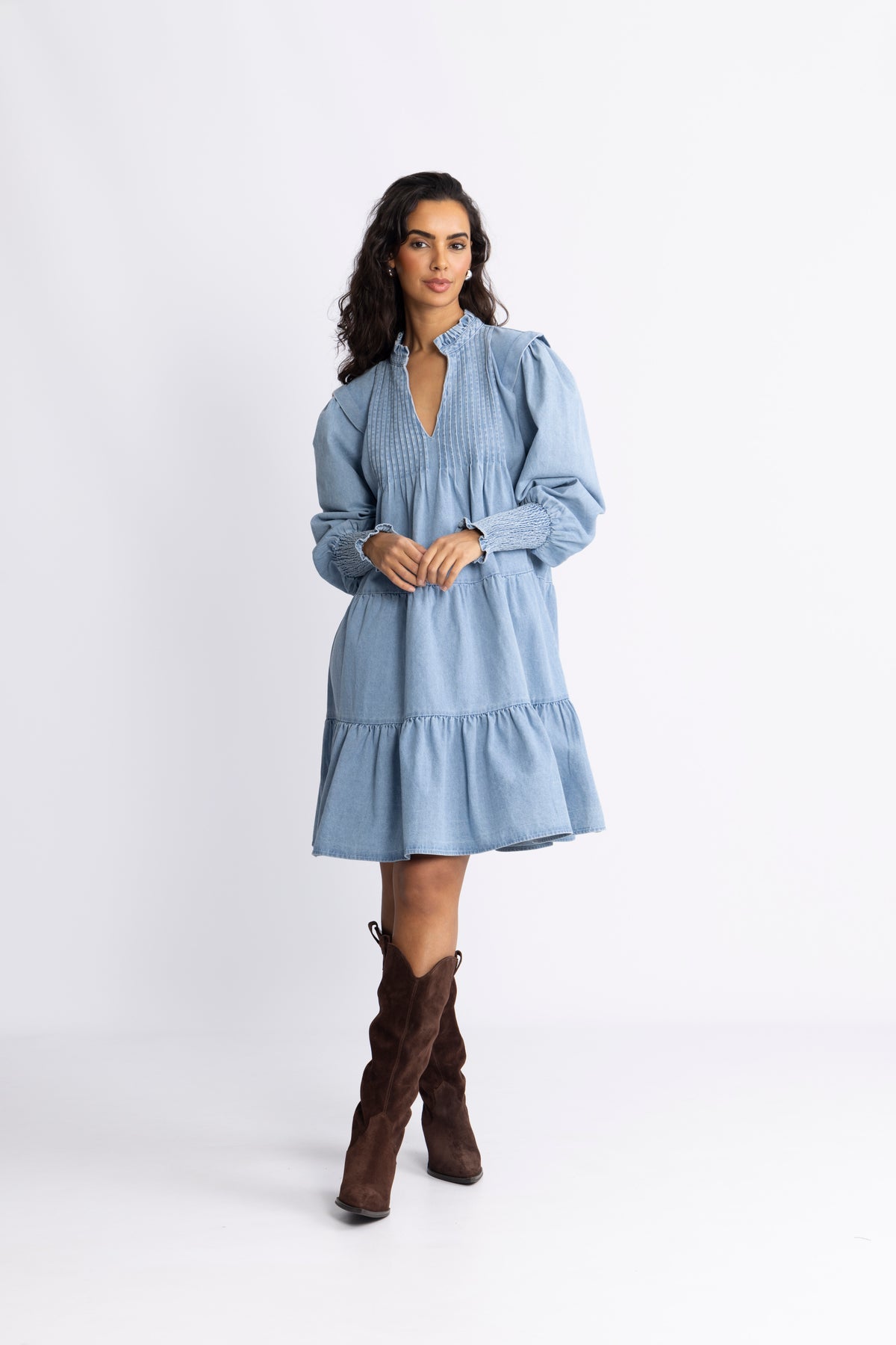 Embla Light Denim Dress
