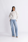 Tiril Smock Top - Vit