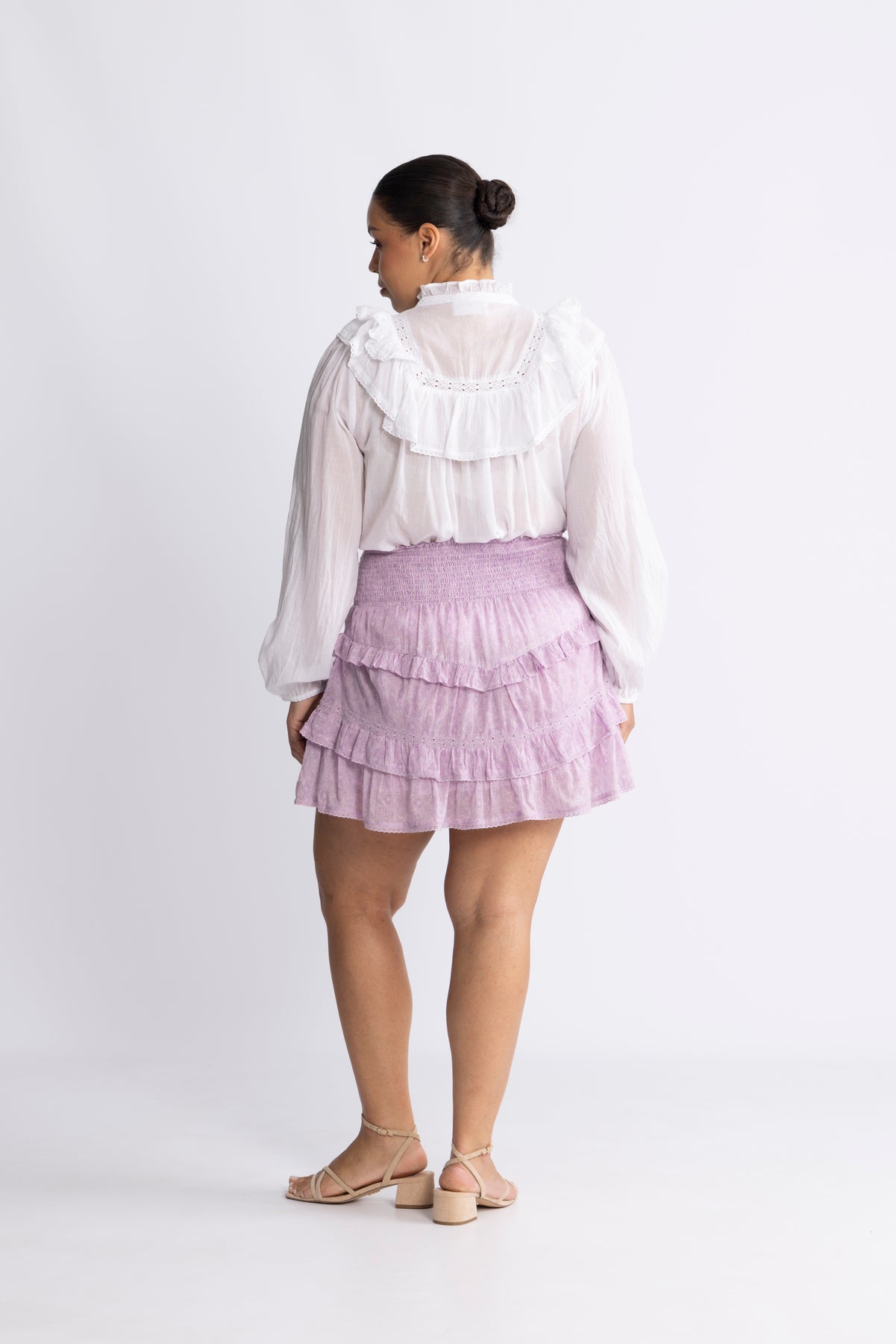 Vilde Paisley Kjol - Pink Paisley