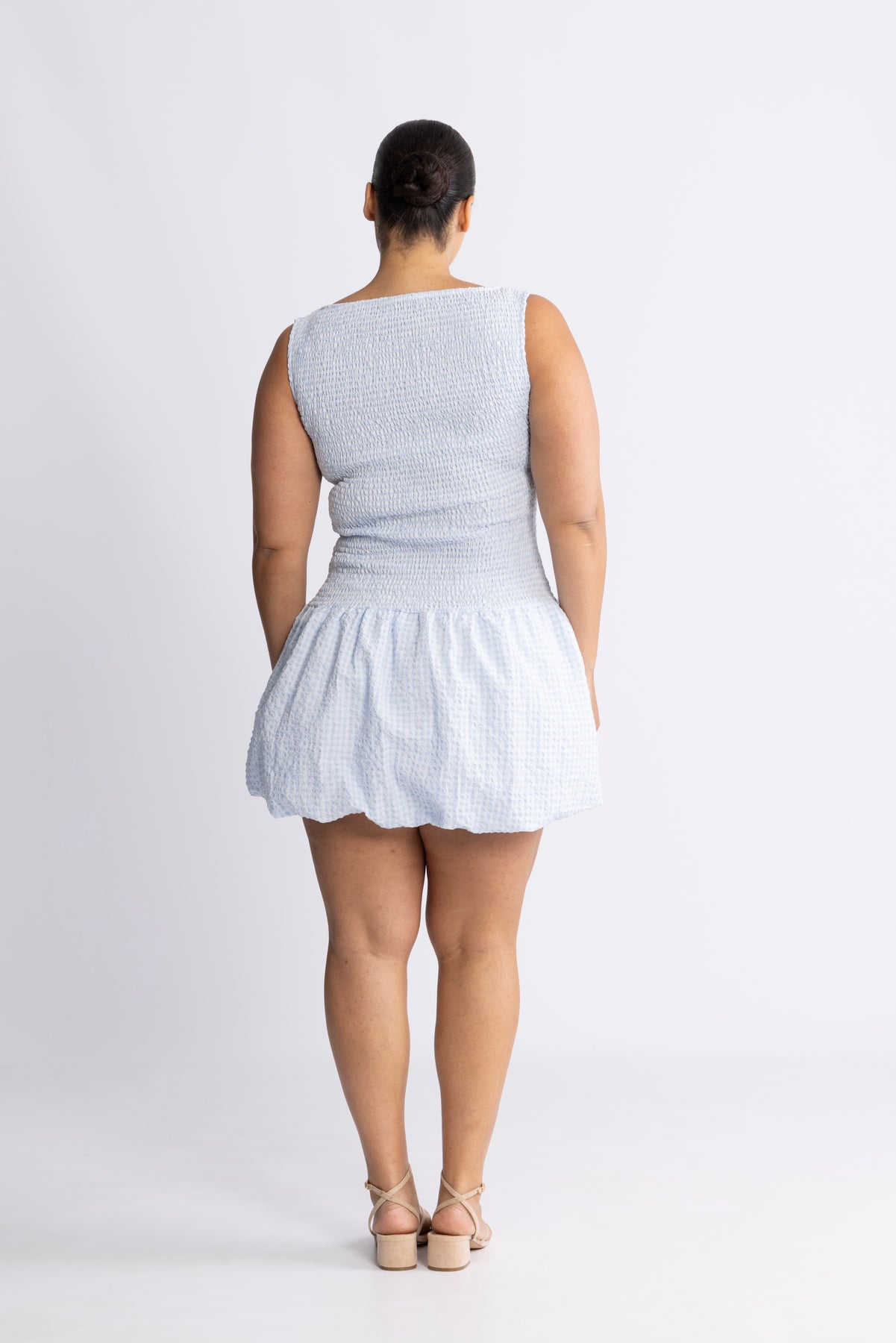 Tora Smock Dress - Blå