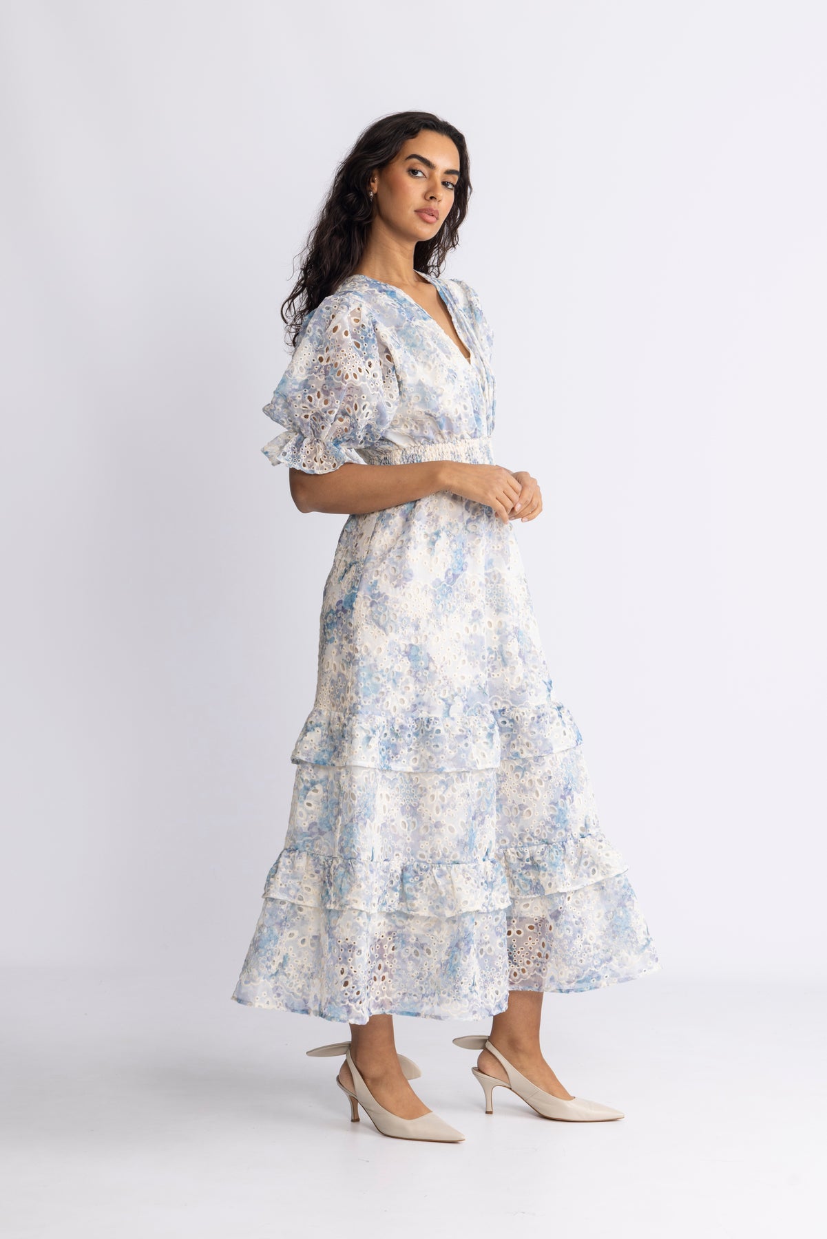 Nanni Maxi Dress - Ljusblå