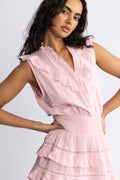 Villa Voile Dress - Light Pink