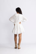 Aldora Boho Dress - Vit