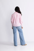 Emma Stripe Blus - Rosa