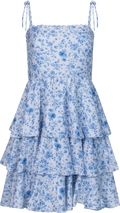 Magni Mini Dress - Blue Flower
